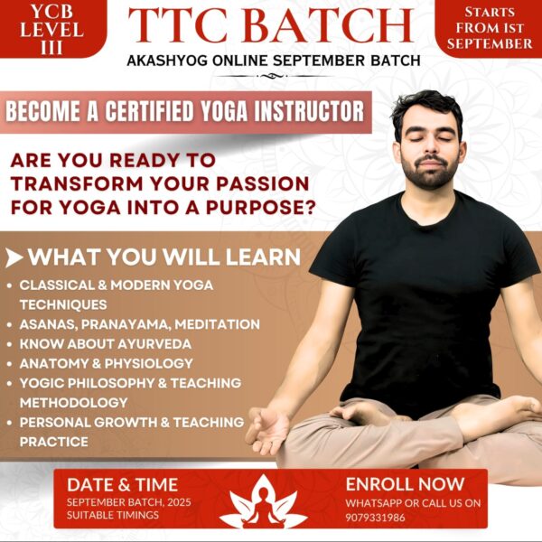 AkashYog Teacher Training Course (YCB Certified)